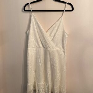 Speechless White Spaghetti Strap Dress Size XL (Juniors), NWT